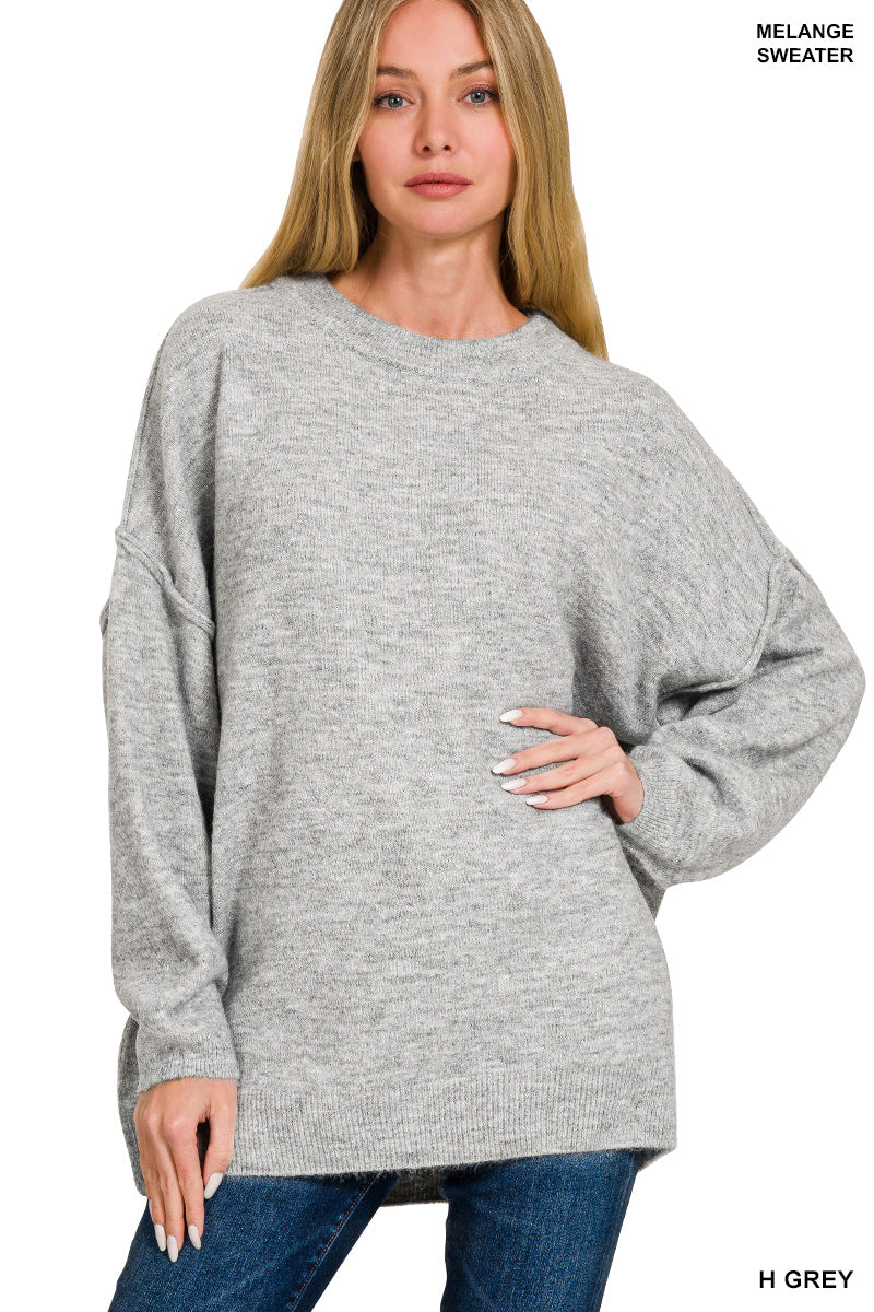 Grey Oversized Sweater