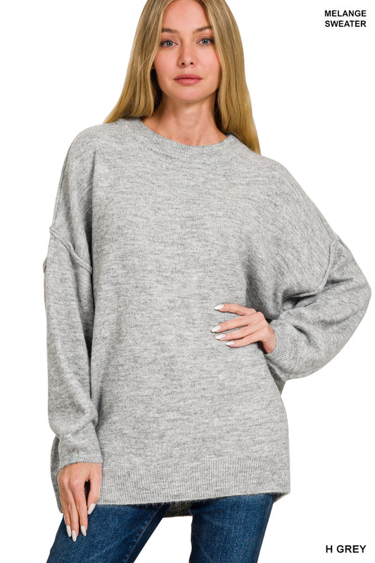 Grey Oversized Sweater