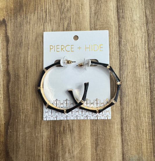 Black Bamboo Hoop