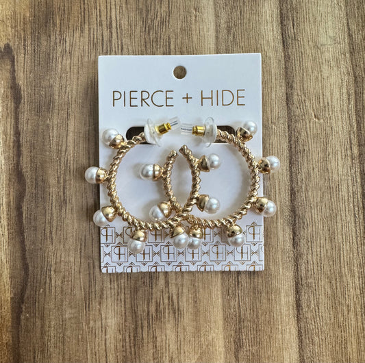 Pearl Rope Hoop Earring